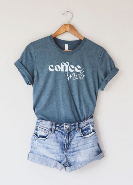 “Coffee Snob” Graphic Tee