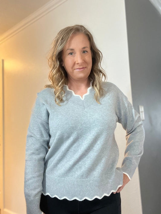Minimalist Ultra Soft V Neck Sweater
