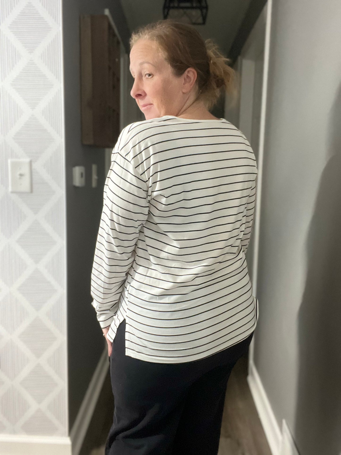 Striped Long Sleeve T-Shirt