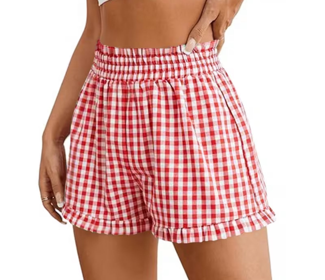 Picnic Plaid Paper Bag Check Short