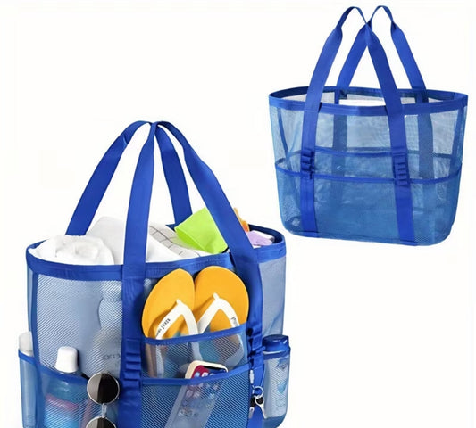 Take Me to the Beach Mesh Tote Bag