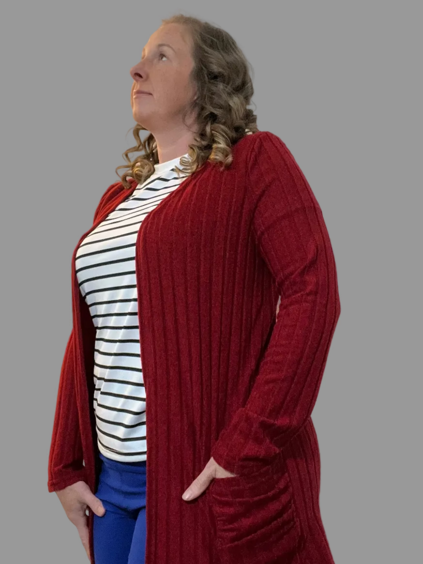 Butter Soft Light Weight Ribbed Open Front Cardigan