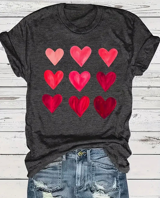 Becca Faded Heart Graphic Tee