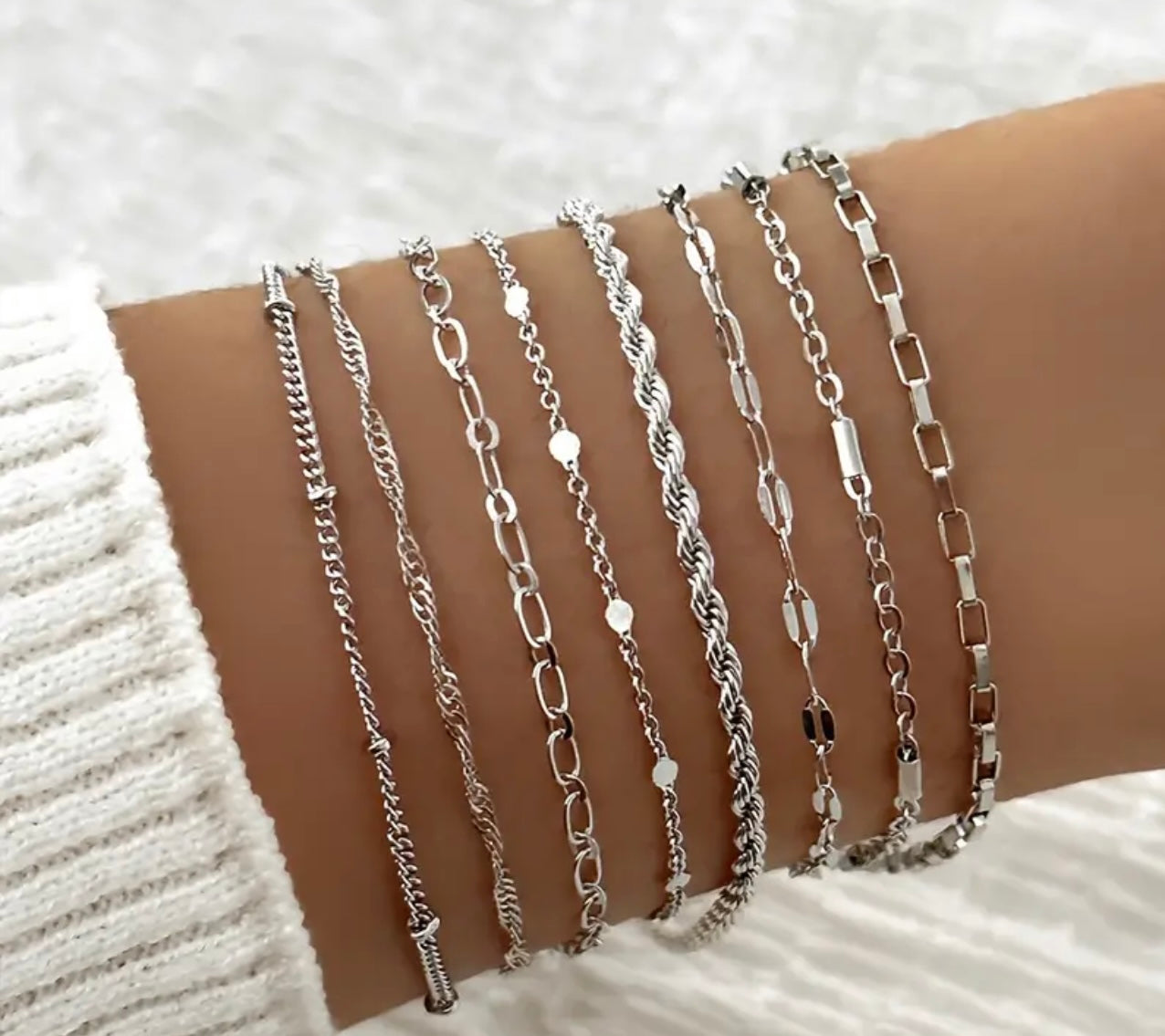 Delicate Thin Chain Stackable Bracelet