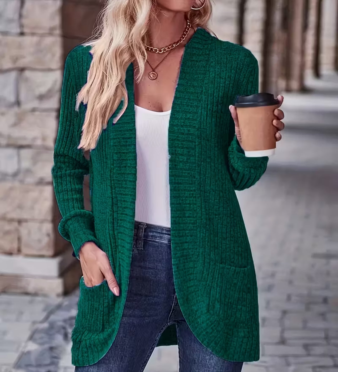 Butter Soft Light Weight Ribbed Open Front Cardigan