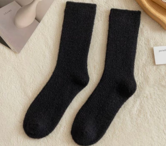 Midnight Cloud Cashmere Socks