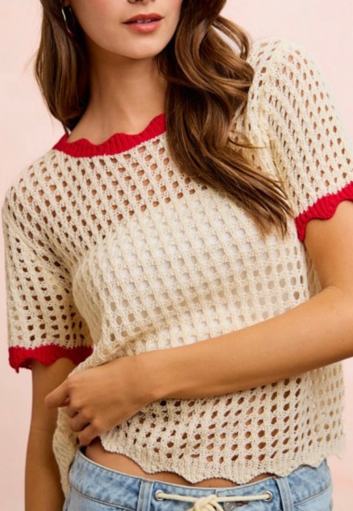 Cherry 🍒 On Top Crochet Top