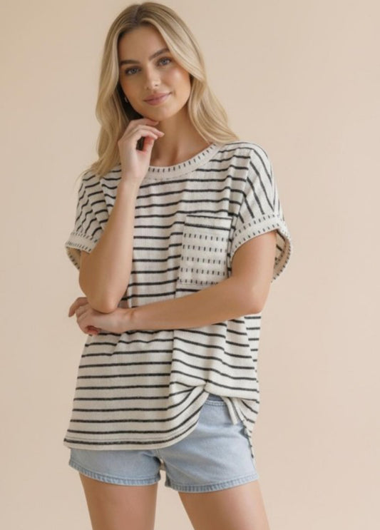 The Switch Up Oversized Knit Tee