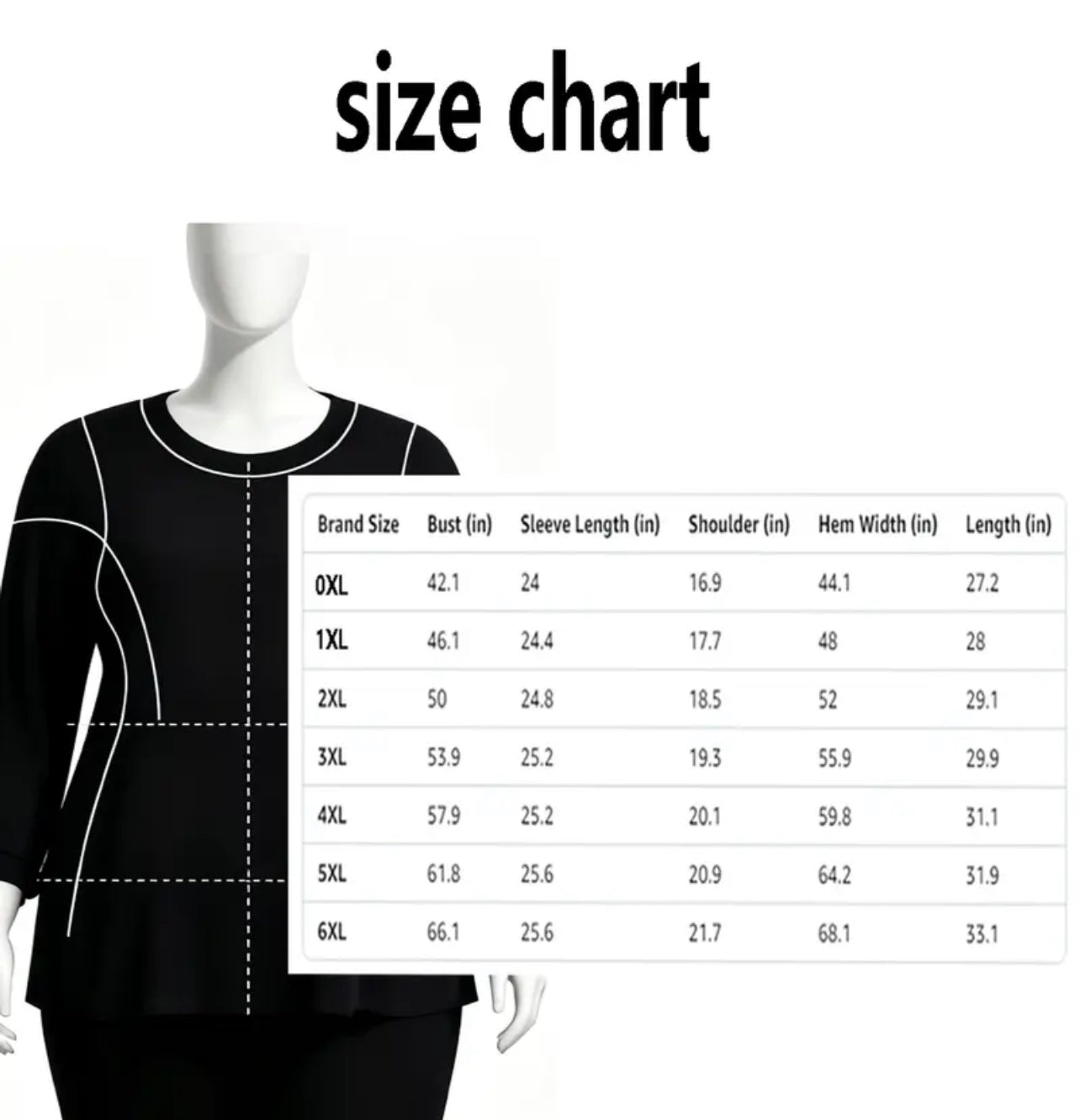 Plus Basic Tunic Top