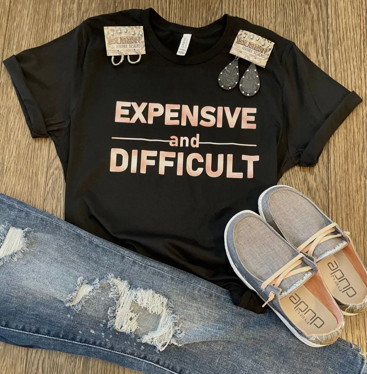 “Expensive & Difficult” Foil Graphic Tee