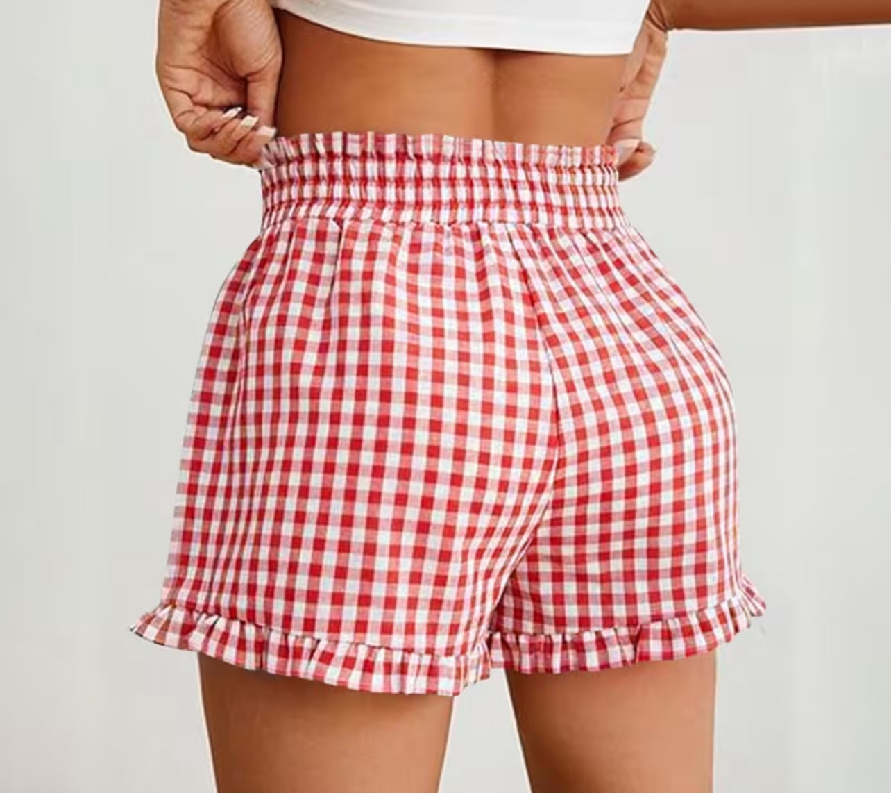 Picnic Plaid Paper Bag Check Short