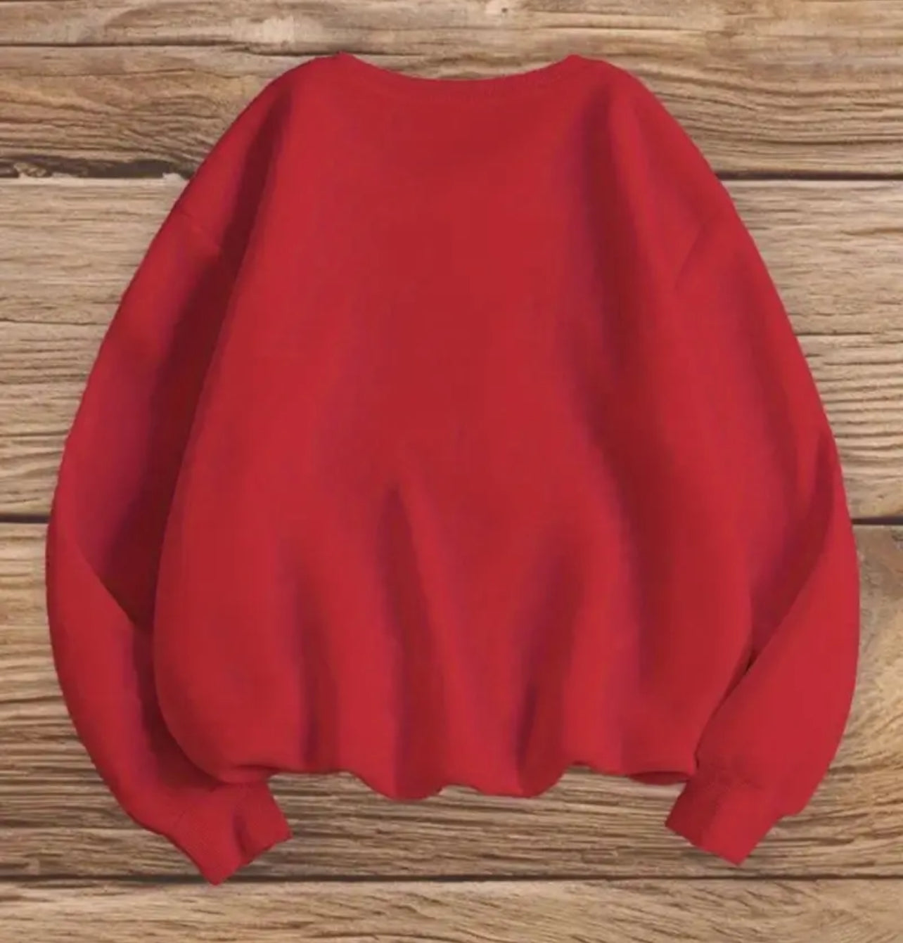 Cherry Red Mama Fleece Crew