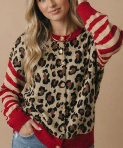 Wild About Stripes Cardigan