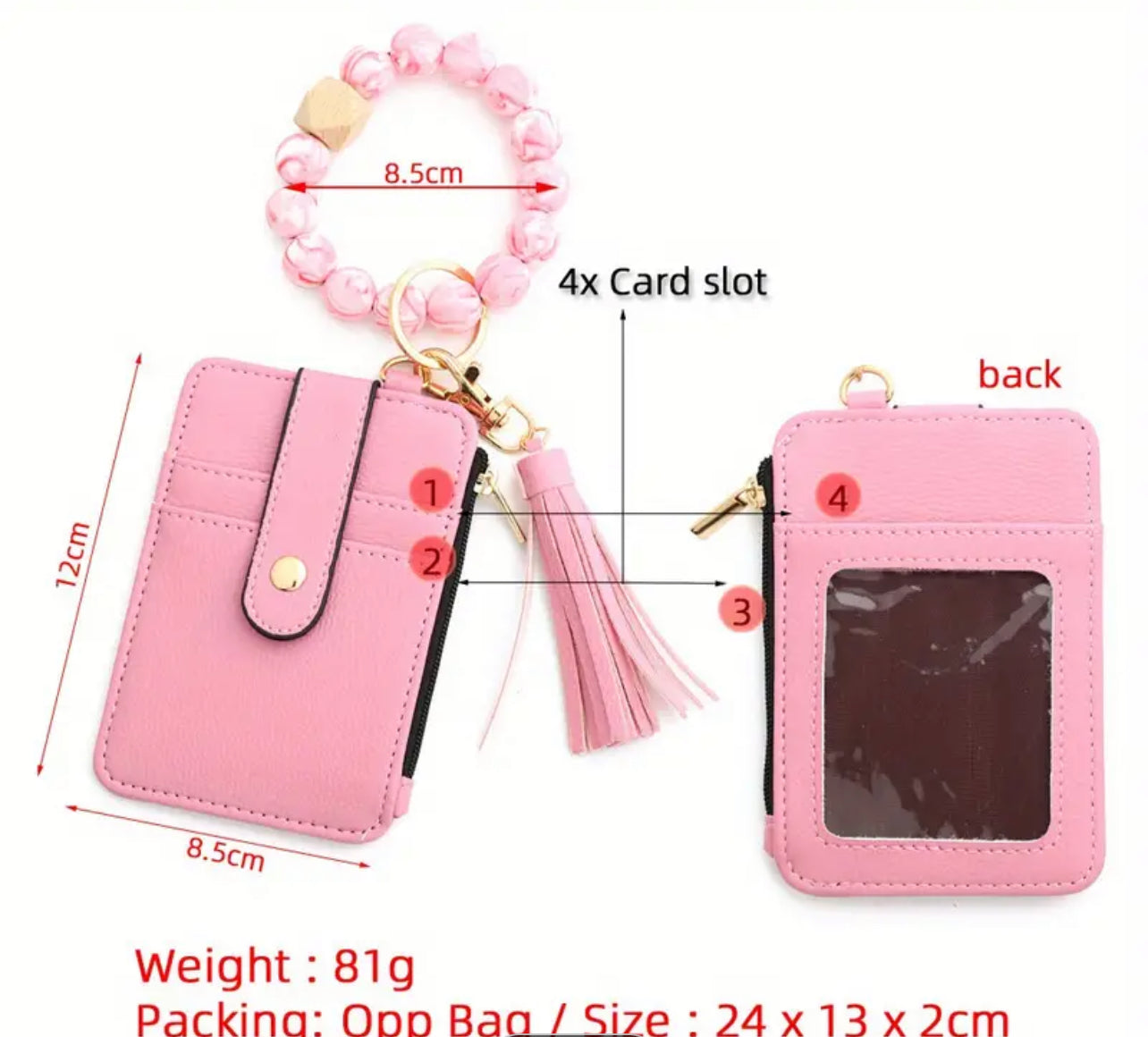 Silicone Wristlet With Wallet