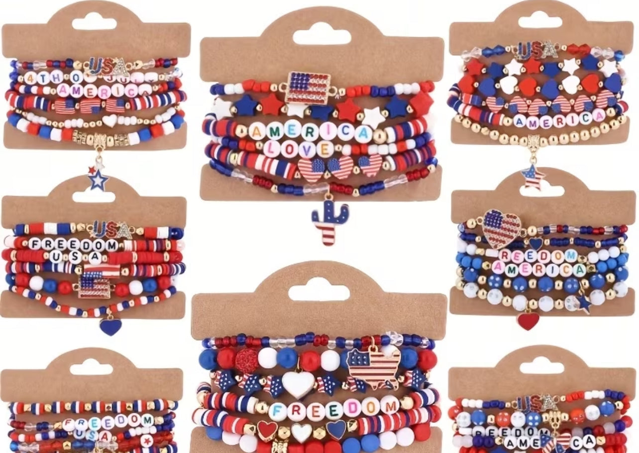 Patriotic Stack Bracelet Pack