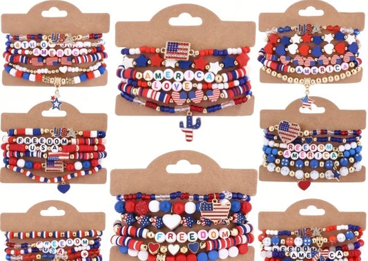 Patriotic Stack Bracelet Pack