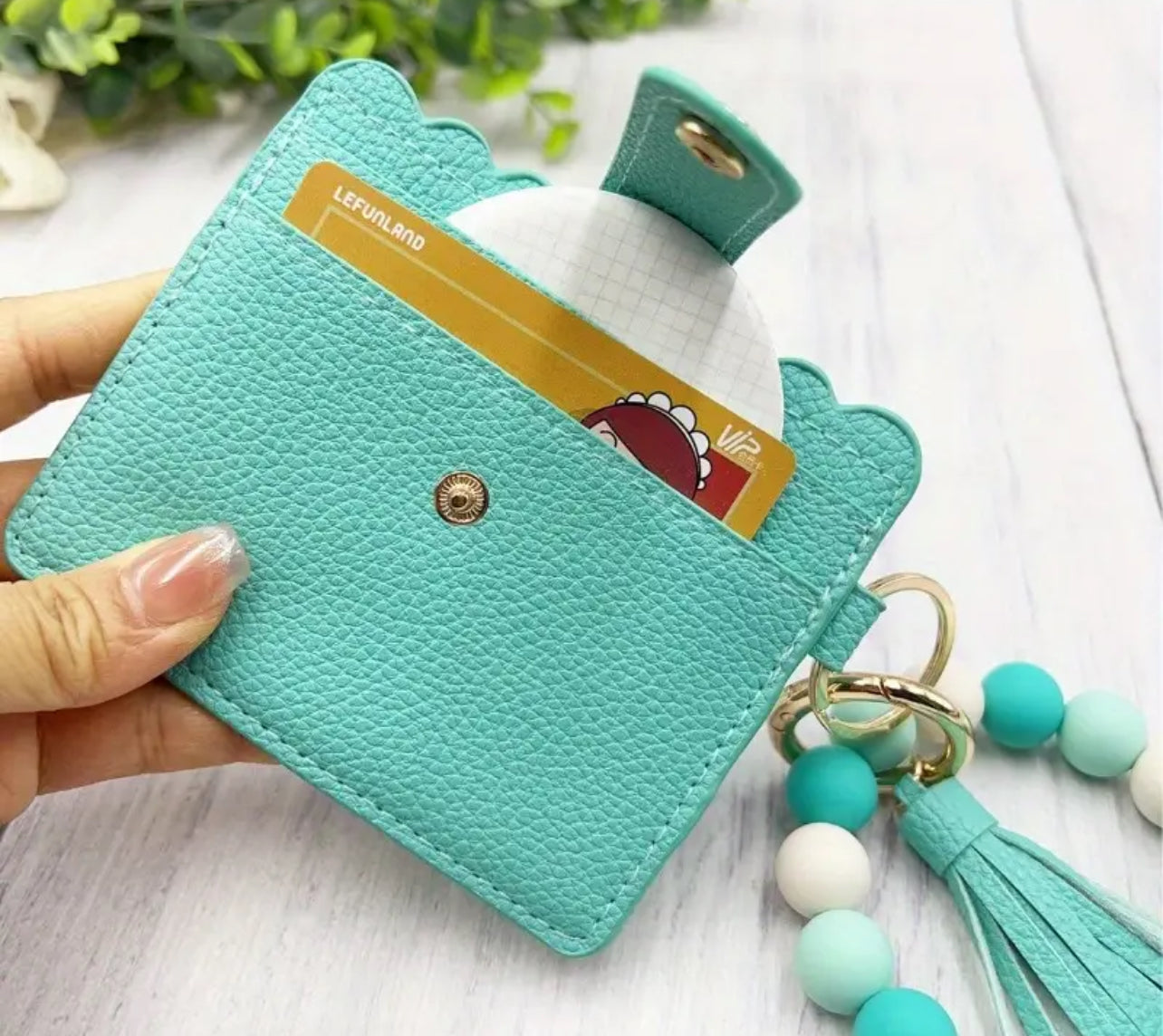 Silicone Wristlet With Wallet