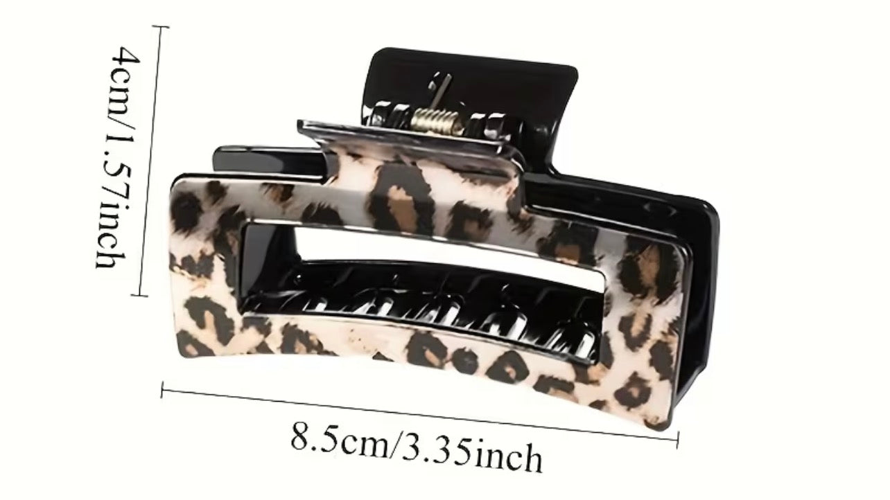 Spotted in Style Leopard Claw Clip