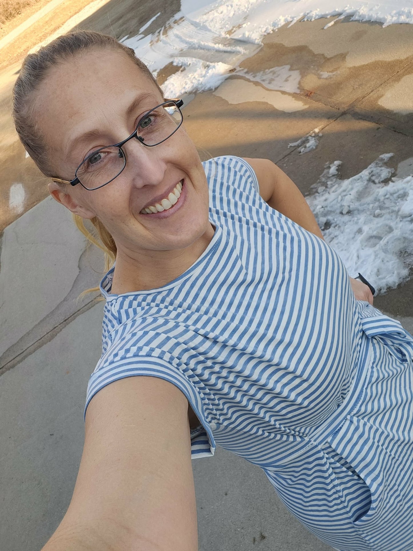 Cute As A Button Stripped Dress