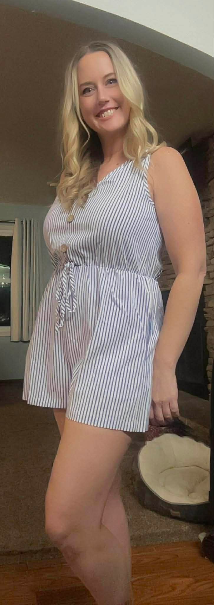 Bask in the Sun Seersucker Romper