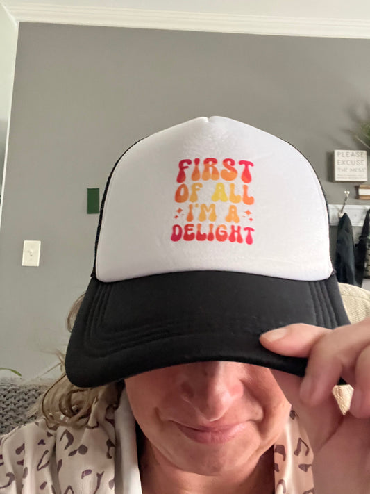 “I’m a Delight” Ball Cap