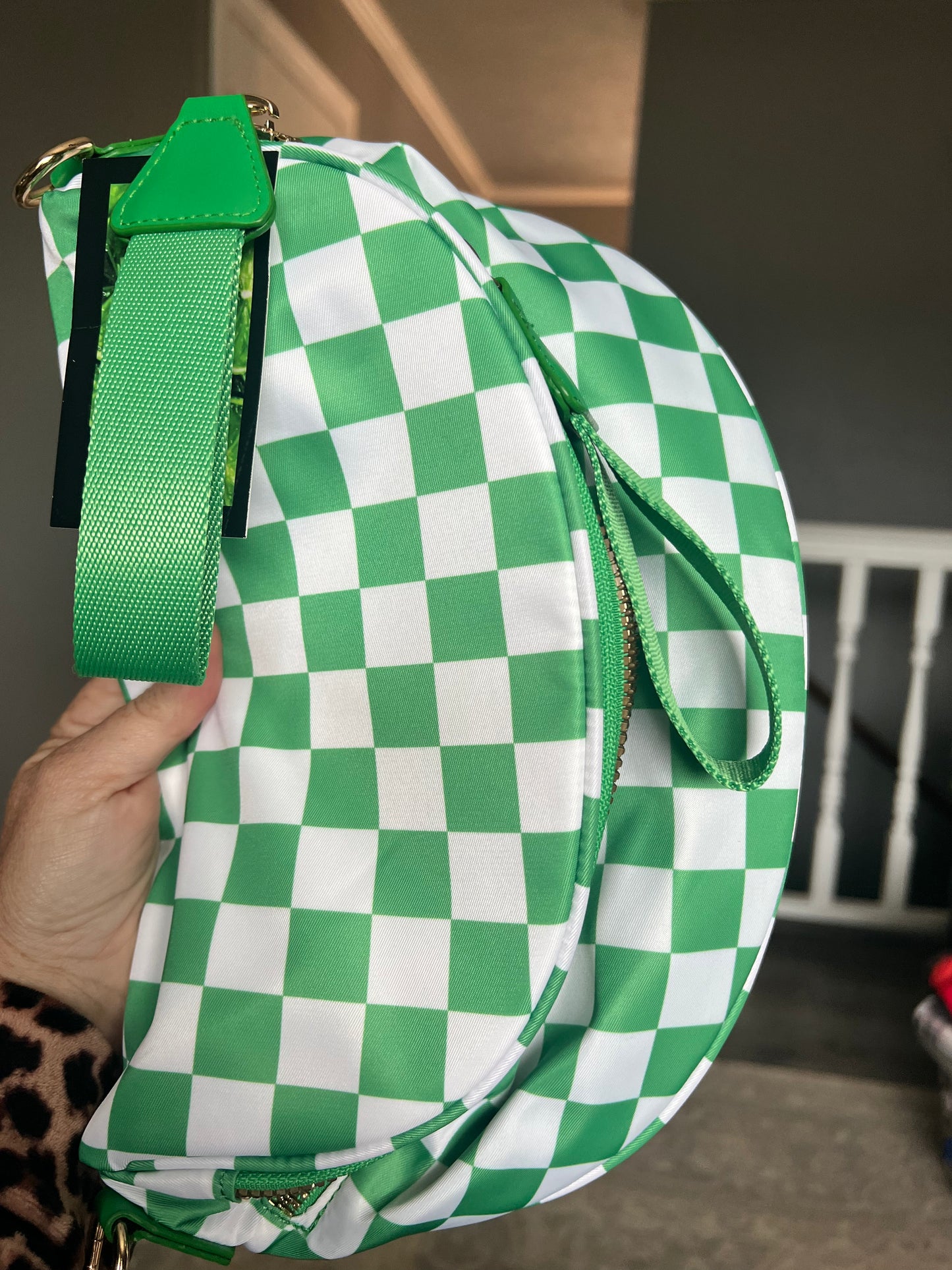 Carry Everything Large Checker Bum Bag 💚Mega Seller💚