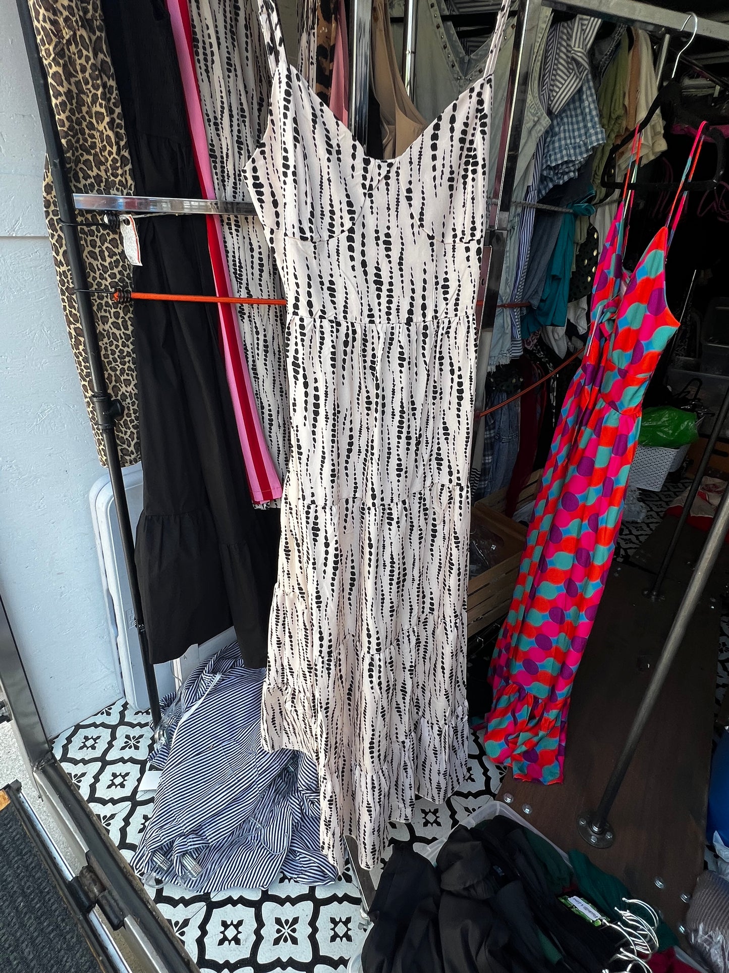 Feel The Waves Vacation Maxi Dress