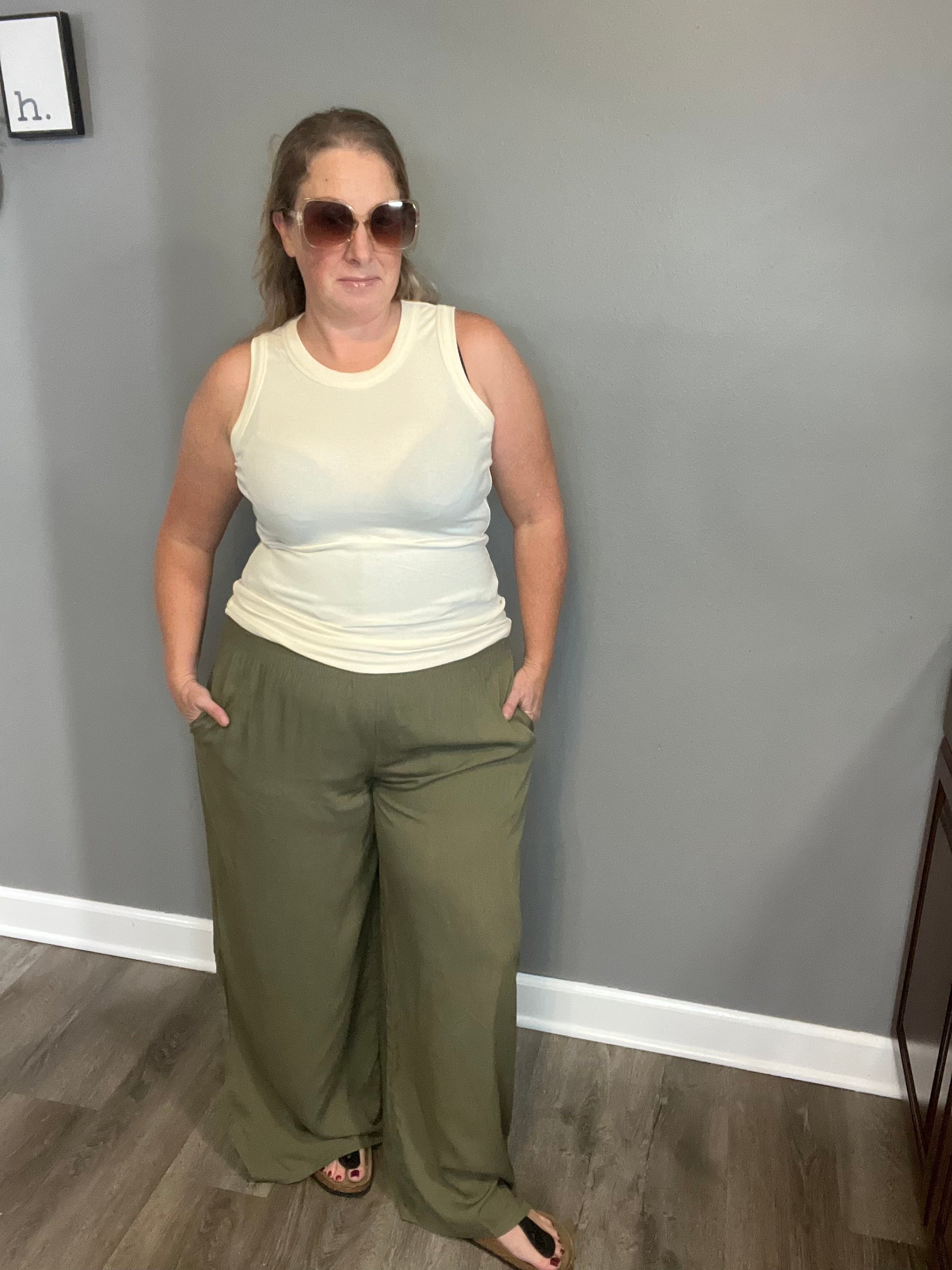 Smocked Wide Leg Pant with Pocket – Krickette & Lime Boutique