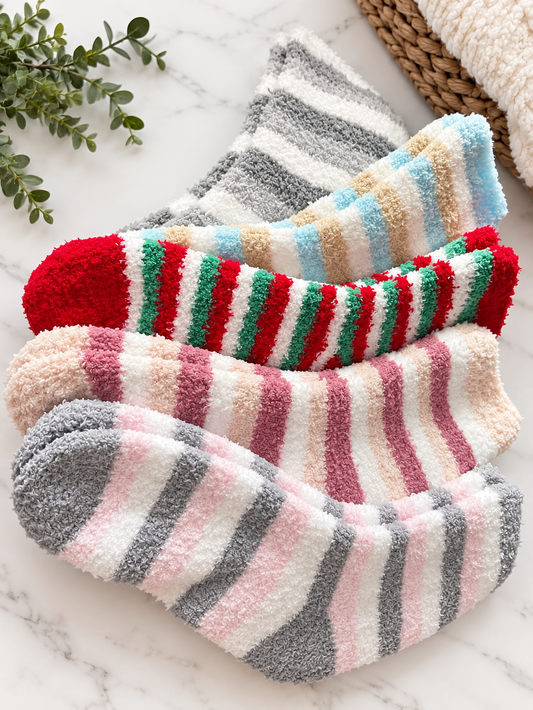 Happy Feet Fuzzy Cloud Socks