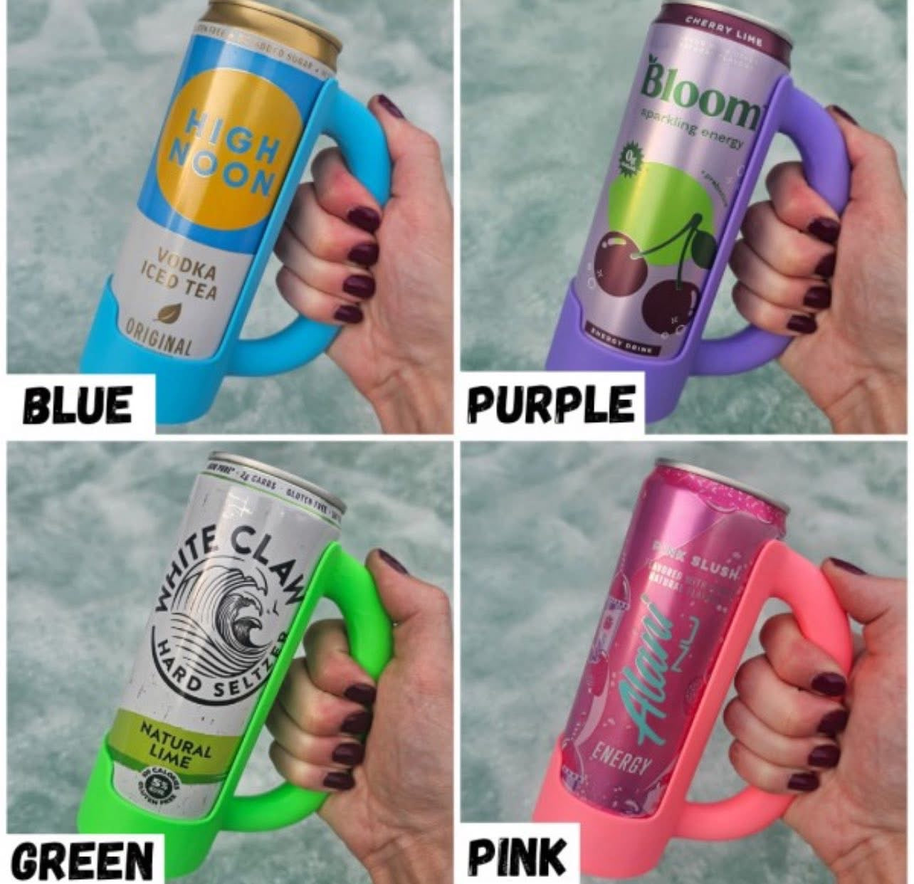 Hard Silicone Slim Can Holder