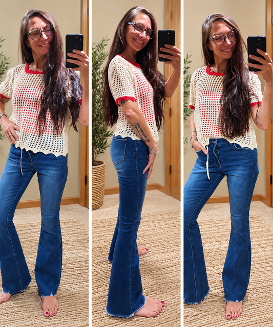 The Long & Lean Flare Jean💚Mega Seller💚