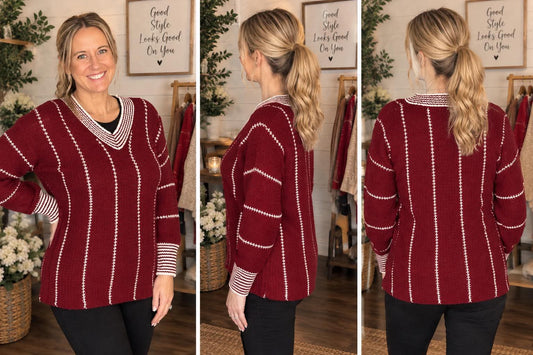The Cabernet Crush Sweater