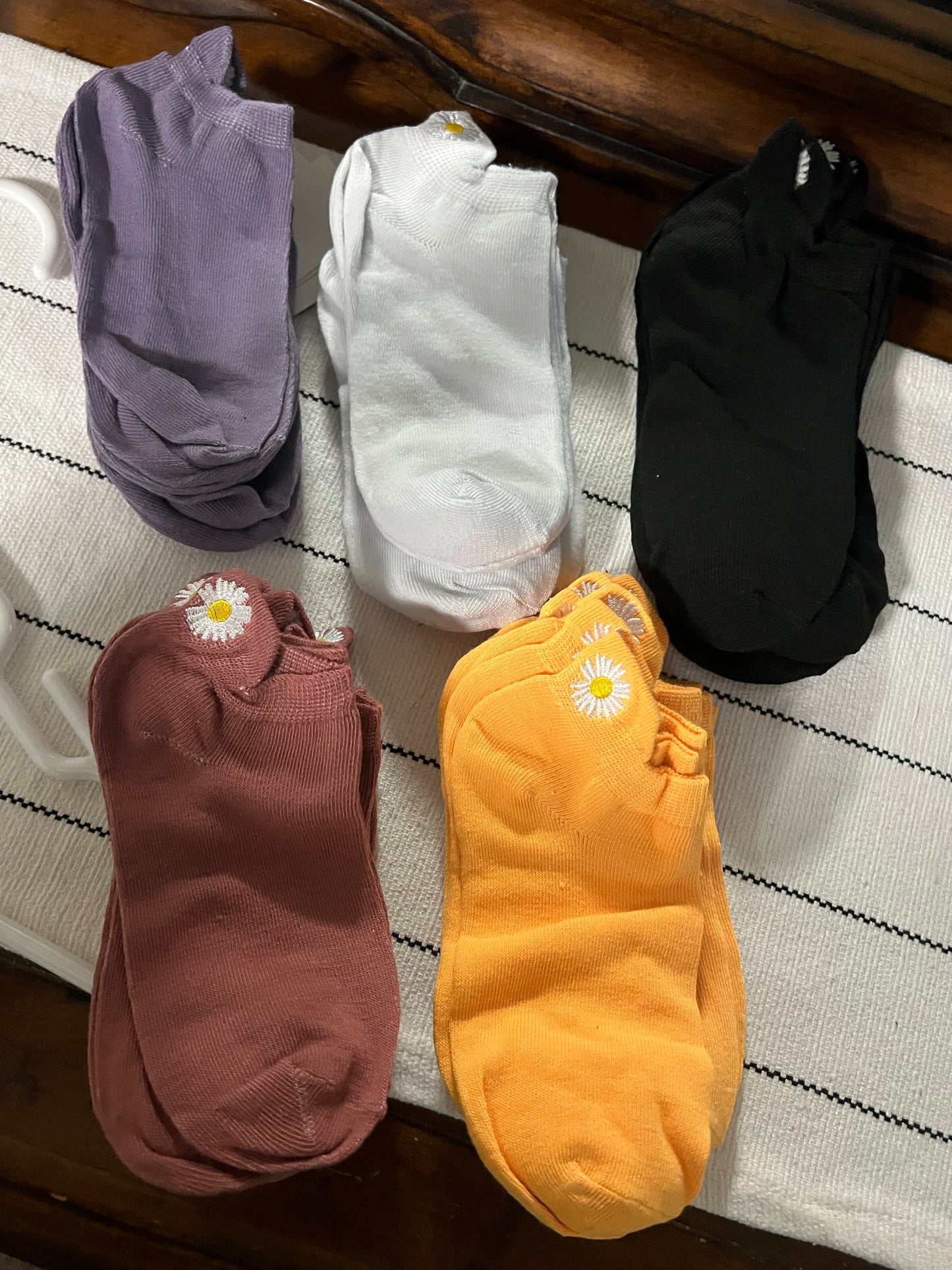 Daisy No-Show Sock