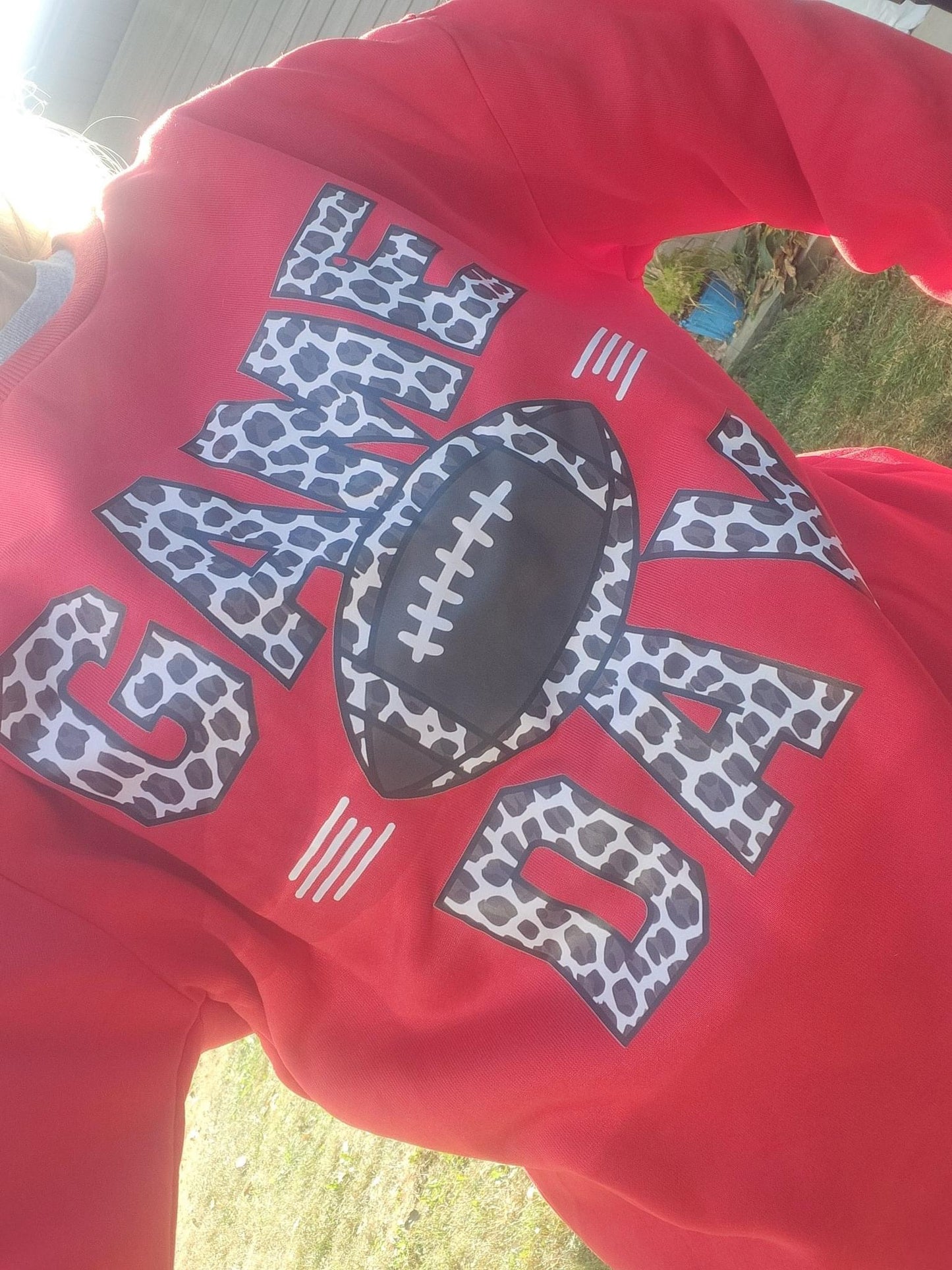 Leopard Game Day Fleece Crewneck