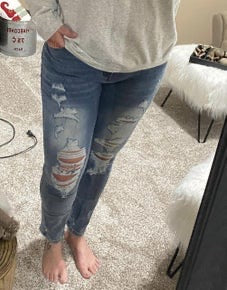 Baby Boston High Waist Distressed Skinny Jean FINAL SALE