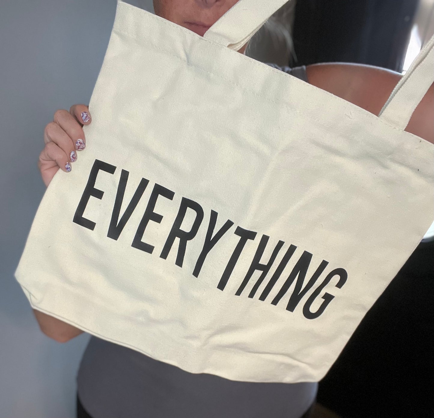 “Everything “ Canvas Bag FINAL SALE