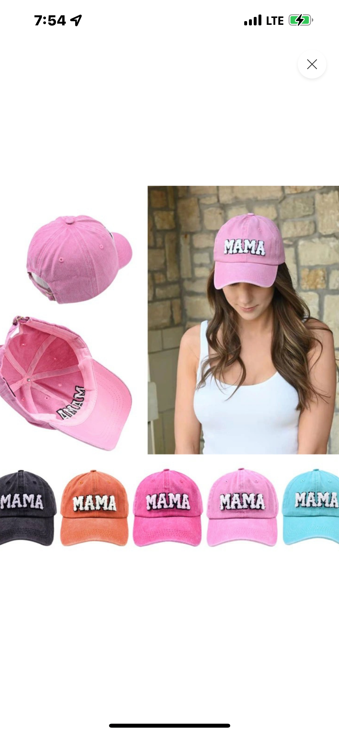 Mama Washed Vintage Ball Cap FINAL SALE