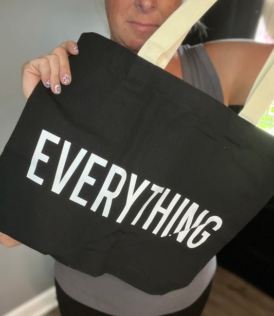 “Everything “ Canvas Bag FINAL SALE